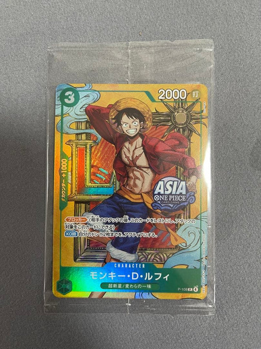 Monkey D. Luffy Mini Tin P108 Asia Edition Japan Import featuring character artwork and compact tin packaging