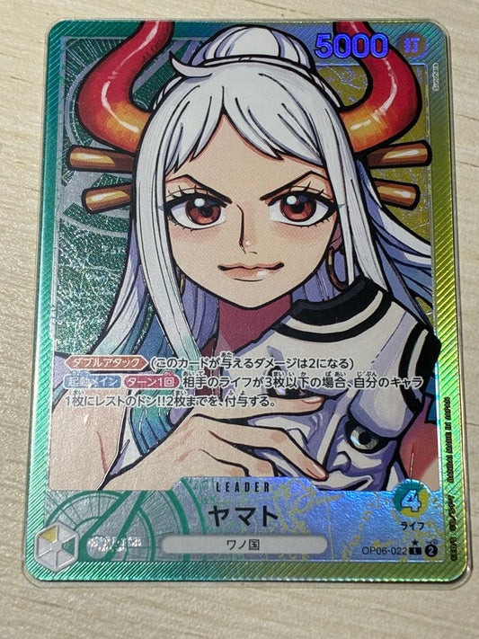 Yamato Leader card OP06-022 featuring Wano Country from One Piece Trading Card Game