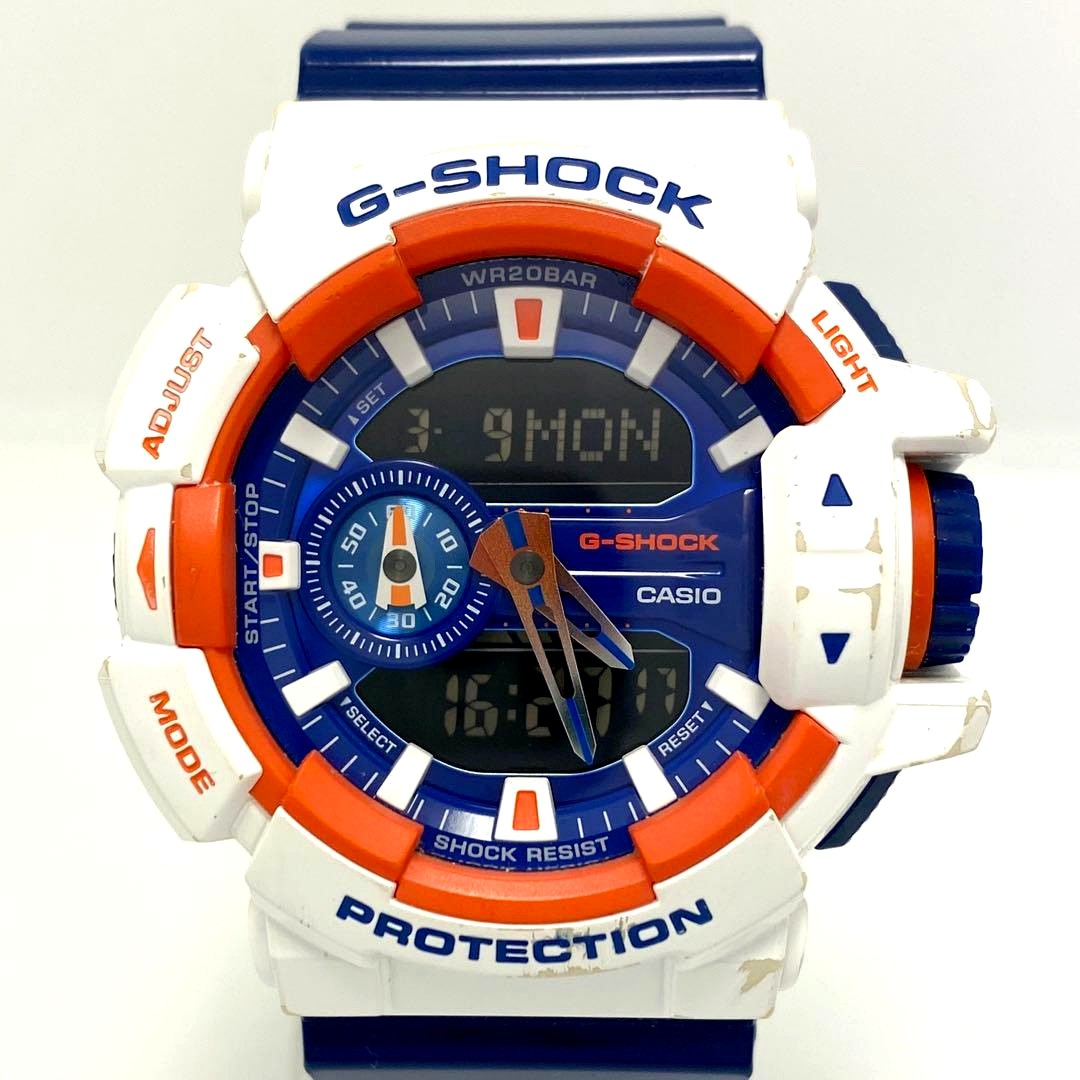 Casio G-Shock Crazy Colors GA-400CS-7A analog-digital quartz watch with colorful design and black strap
