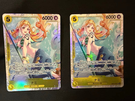 One Piece Card Game EB03-053 Nami SR Super Rare trading card Japan Import
