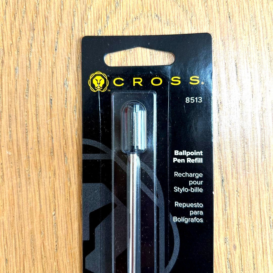 CROSS 8513 black medium size ink refill replacement pen cartridge imported from Japan