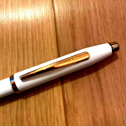 Cross Twist Ballpoint Pen No. 46 White and Gold