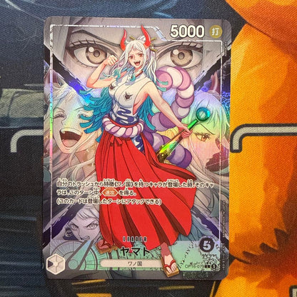 Yamato OP16-079 Leader Parallel One Piece Card in protective sleeve and loader