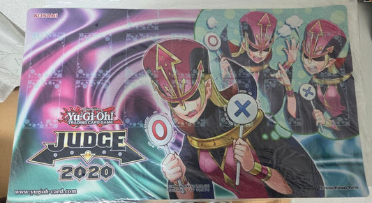 Official Yu-Gi-Oh! Head Judging playmat unopened and rolled for safe shipping