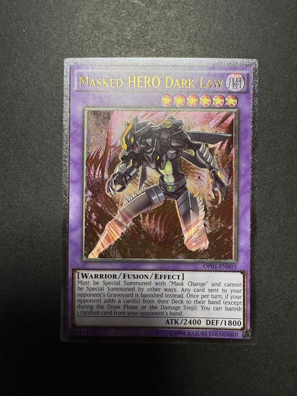 M Hero Darklaw Relief action figure EU English version showing slight damage and dirt for collectors