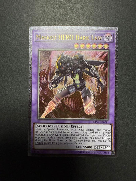M Hero Darklaw Relief action figure EU English version showing slight damage and dirt for collectors