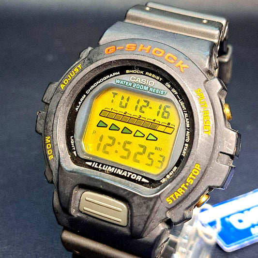 Casio G-Shock DW-6600G-9V vintage watch with quartz movement and original band