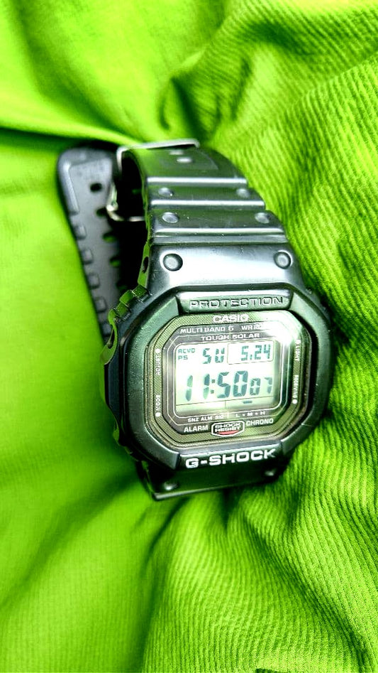 Casio G-Shock GW5000 digital watch with Multi Band 6, Tough Solar, and 200m water resistance, Japan import