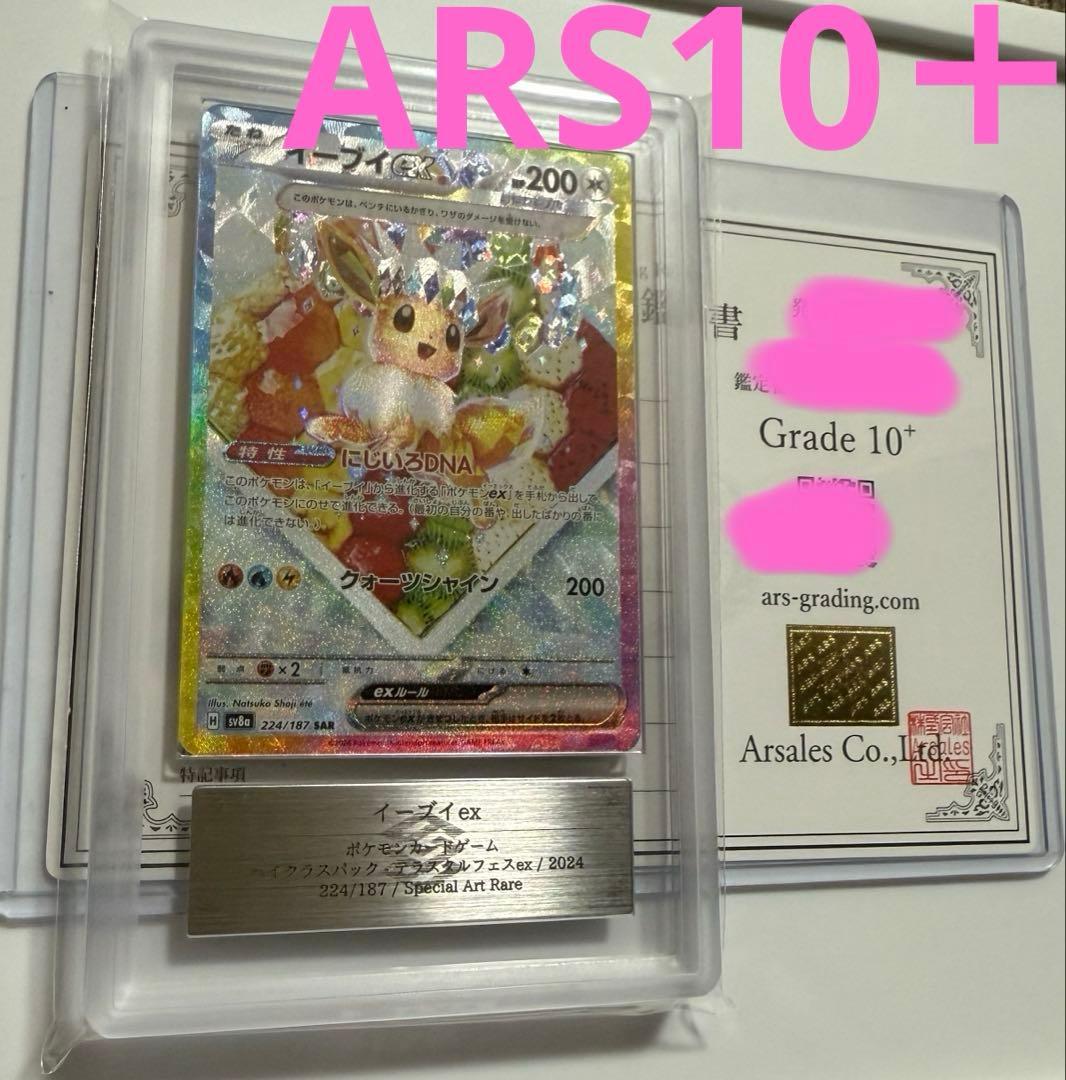Pokemon Card Eevee EX 2024 Tera Stellar Fest ex Special Art Rare PSA10 Japan import