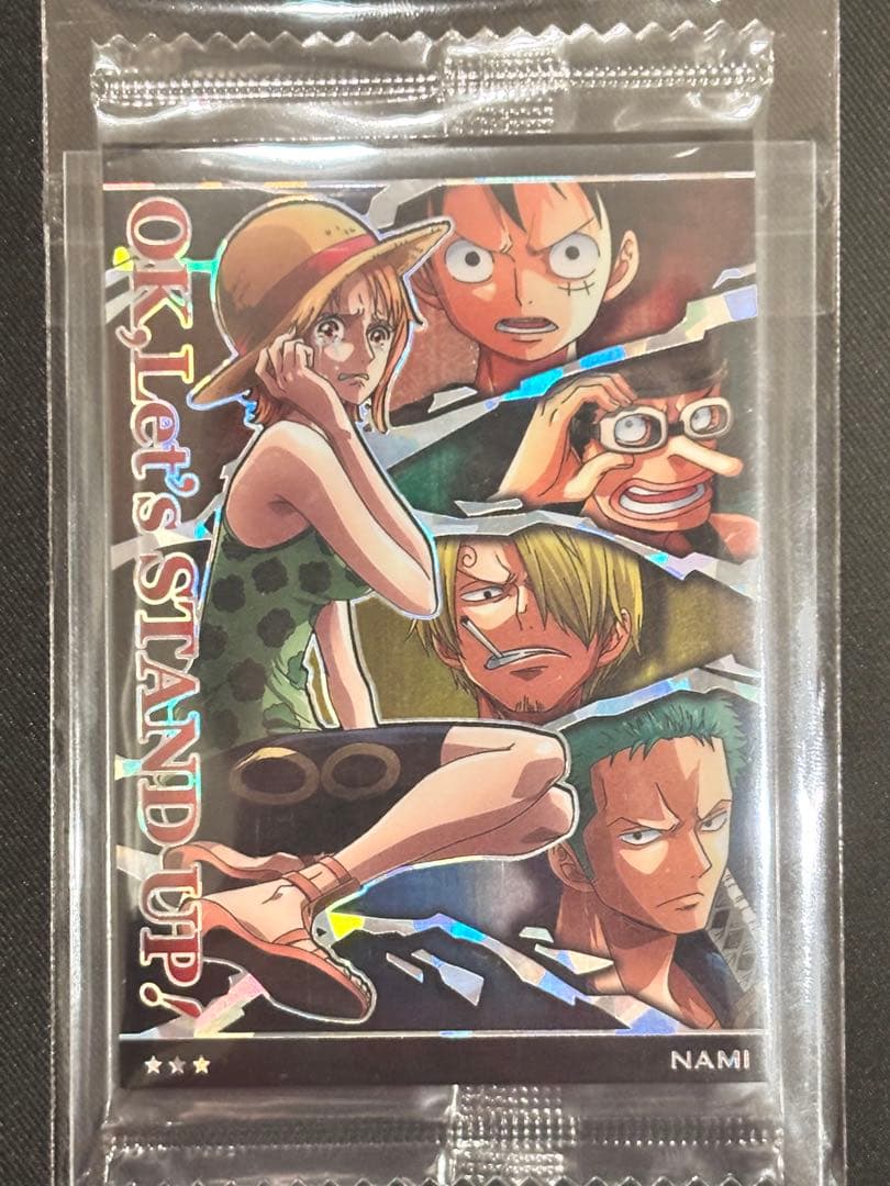 Unopened One Piece OP05 SR hologram Nami wafer card No.5-24 Japan import