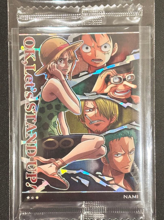 Unopened One Piece OP05 SR hologram Nami wafer card No.5-24 Japan import