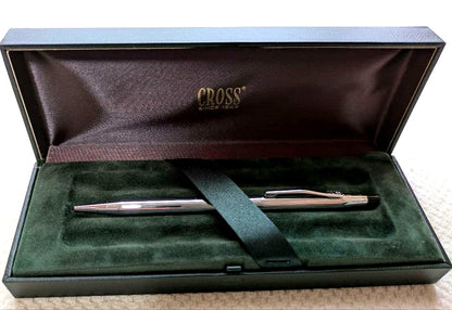 Silver Cross ballpoint pen body new and unused with sleek design