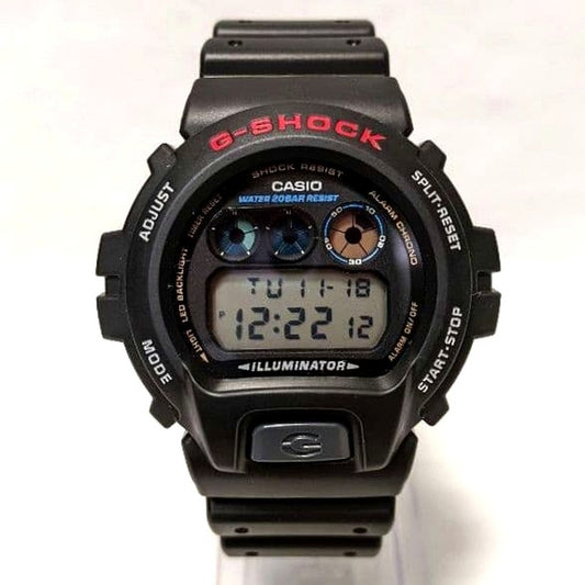 Casio G-Shock DW-6900U-1JF black watch with original box and manual Japan import