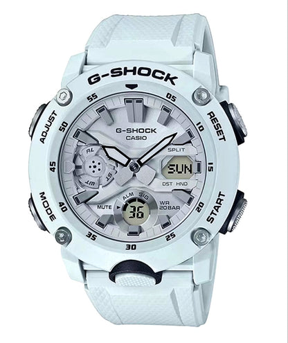 Casio G-Shock GA-2000S-7AJF light gray watch with original box, Japanese import, clean and undamaged appearance
