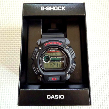 Casio G-Shock DW-9052-1VDR Overseas Model black digital watch with resin band