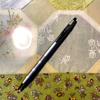 CROSS Century 0.7mm mechanical pencil with silver matte finish and geometric grip lines