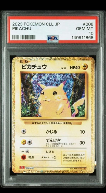 PSA10 graded Pokemon Pikachu card CLL 008/032 from Scarlet & Violet Series Japan import