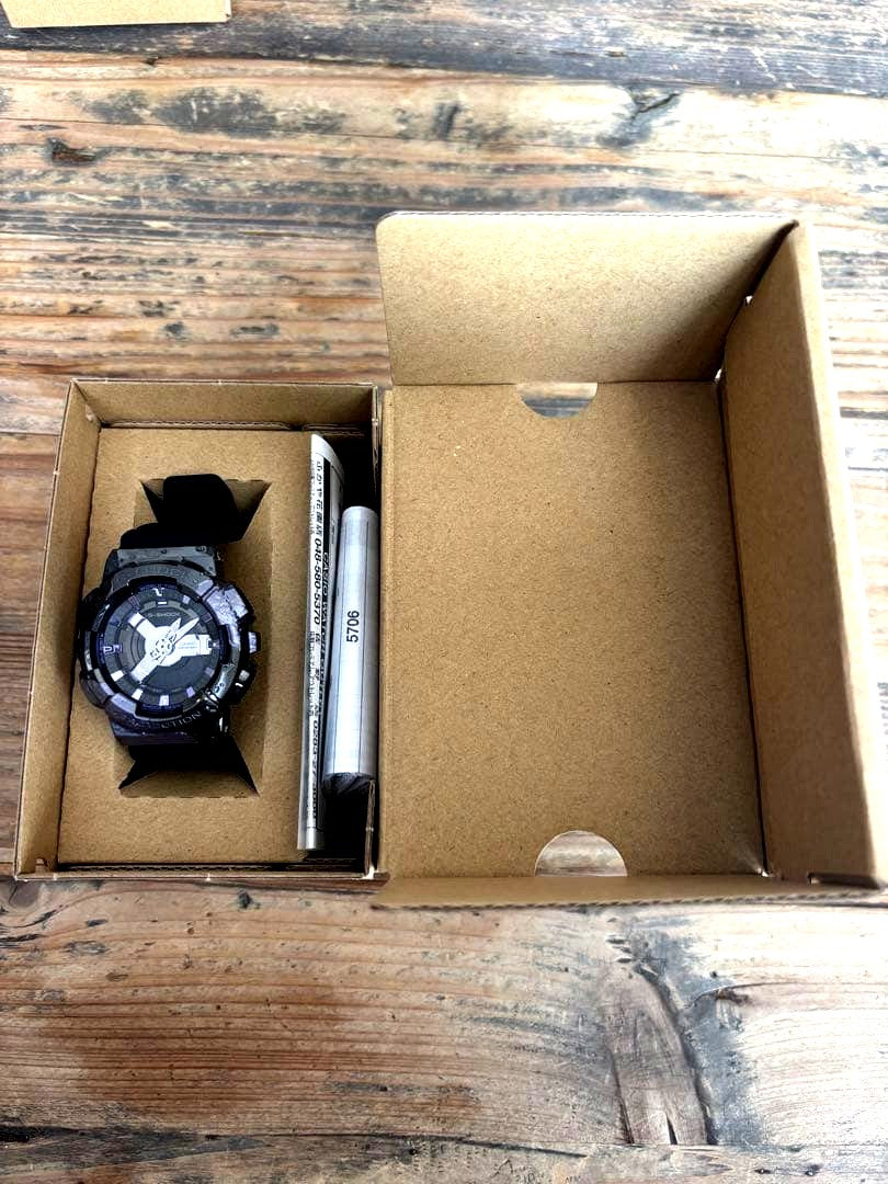 Casio G-Shock GM-S114GEM-1A2JR 40th Anniversary analog-digital watch with metal bezel and shock resistant design