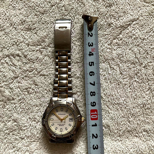Casio Oceanus 708 0C-700 Analog Wristwatch with White Dial — Japan Import