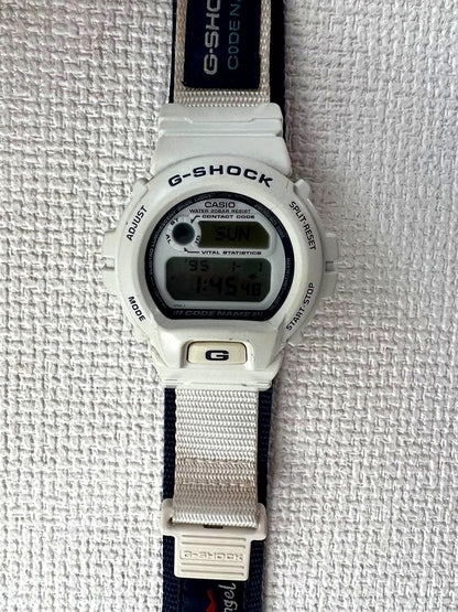 Casio G-Shock LOV96-1 white digital watch with all-white design and digital display from 1996