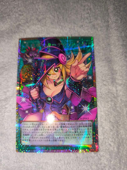Yu-Gi-Oh Black Magician Curtain Overframe Prism Secret Rare card from Japan import in near mint condition