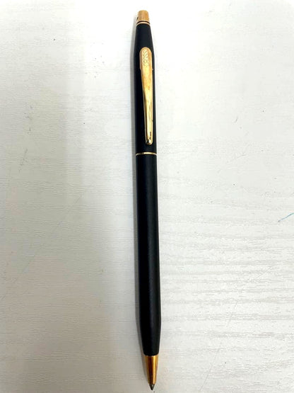 Cross Classic Ballpoint Pen Body Black and Gold Design Japan Import