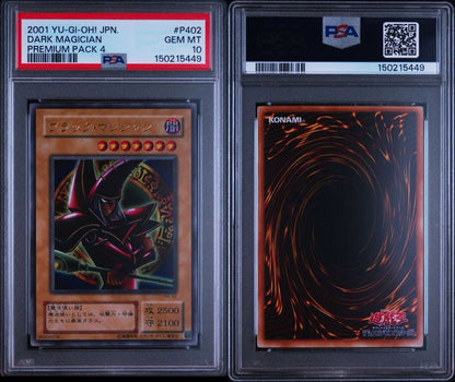 Nintendo Dark Magician P402 Ultra Premium Pack 4 card graded PSA10 from Japan import