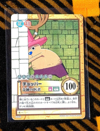 One Piece Chopper Miraculous Doctor C435 collectible card from Hyper Battle series, Japanese edition