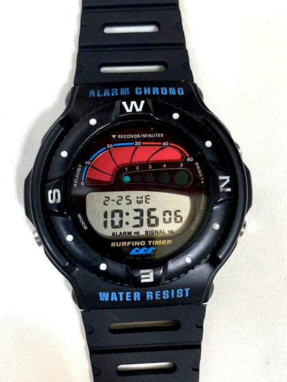Casio Surfing Timer 942 SUF-100 Vintage Digital Watch — Japan Import