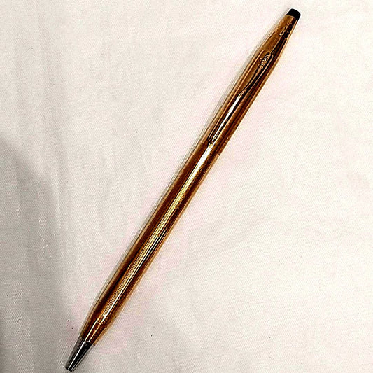 Cross Classic Century ballpoint pen with 14K gold filled gold style finish, elegant and sleek design