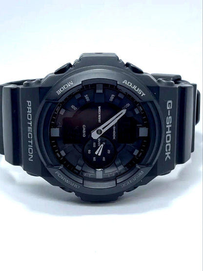 Used Casio G-Shock GA-150-1AJF analog-digital watch with black case and strap showing minor wear