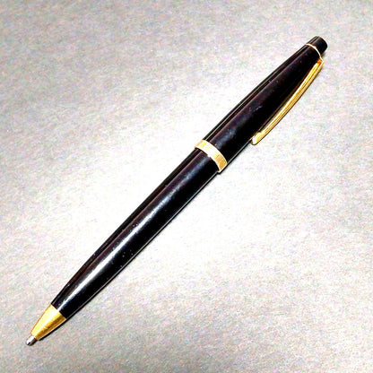 Cross Pen Twist Style Black and Gold Refillable Body Only Japan Import