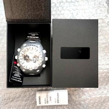 Casio G-Shock GA-V01A-8AJF silver wristwatch with water resistance 200 meters