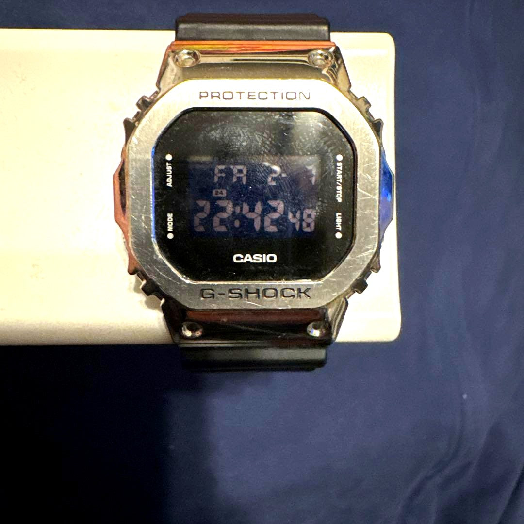 Casio G-Shock GM5600 black digital watch with water resistance and rugged design