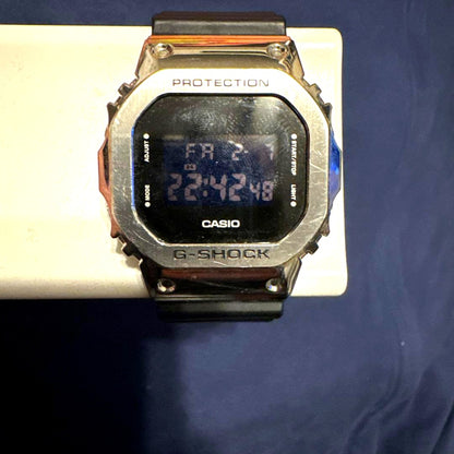 Casio G-Shock GM5600 black digital watch with water resistance and rugged design