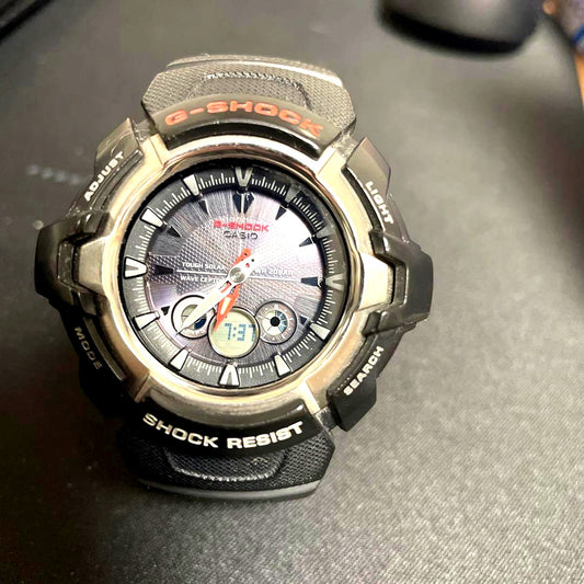 Casio G-Shock The G Combination GW-1500J radio solar watch with analog and digital display