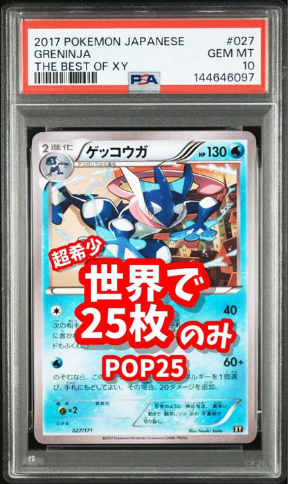 Saito Naoki Gekkooga 027/171 XY card graded PSA10, single-owner Japan import