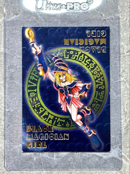 Yu-Gi-Oh! Dungeon Dice Monsters Promo Dark Magician Girl 2001 Blue Relief promo card Japan Import