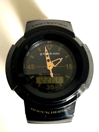 Casio G-Shock Mini GMN-50G-1BJR limited edition black and gold analog watch Japan import