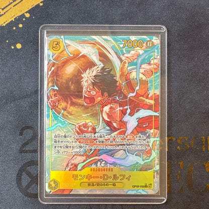 One Piece Monkey D Luffy secret rare card OP10-110 with 7000 power and cost 5, Japan import