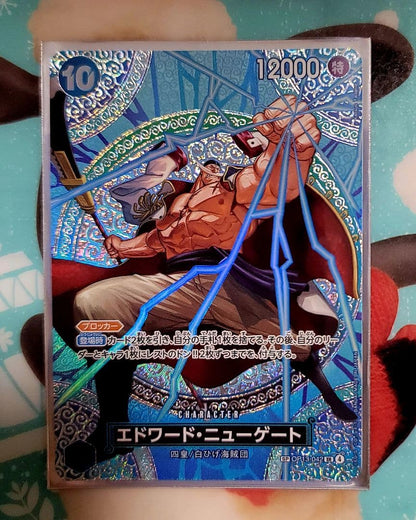 One Piece Edward Newgate SR Character Card OP13-042 featuring 12000 power and cost 4