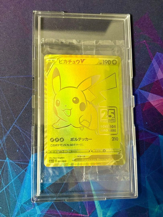 Pokémon Pikachu V 25th Anniversary Golden Box S8a-G single card sealed in original packaging
