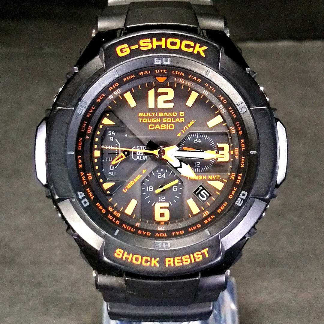 Casio G-Shock Master of G Air Gravitymaster Sky Cockpit Tough Movement Multiband6 GW-3000B-1AJF — Japan Import