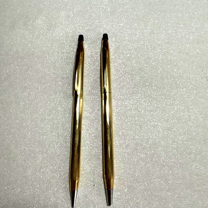 Cross Gold Series Ballpoint Pen and Mechanical Pencil Set
