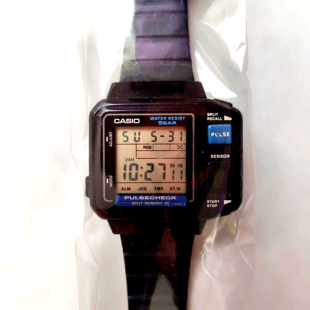 Casio JP-100W vintage electronic device with battery replaced, tested and working, Japanese import