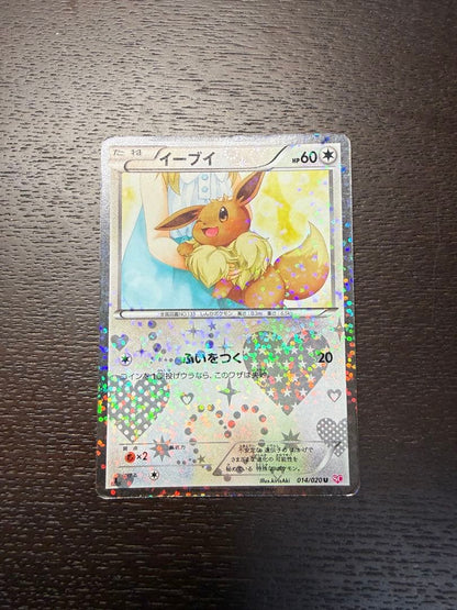 Pokemon Card Eevee 014/020 shiny collectible from 2013 Shiny Collection 1st Edition