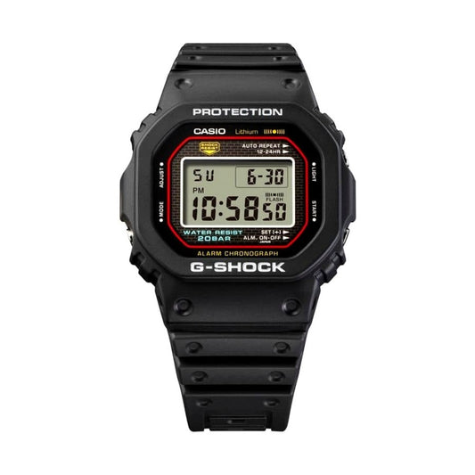 Casio G-Shock DW-5000R-1AJF digital watch with square case and black resin band Japan import