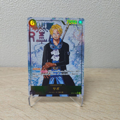 One Piece Monkey D. Luffy OP13-120 SEC parallel trading card Japanese version with Sabo character