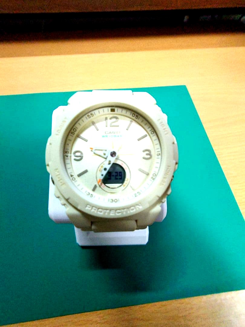 Casio Baby-G BGA-260 women's digital analog watch with silicone band and backlight