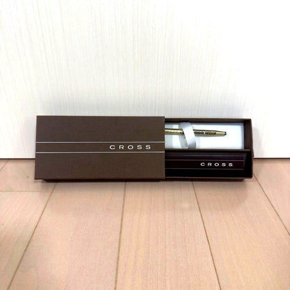 Cross Gold Diamond Cut Ballpoint Pen with Box